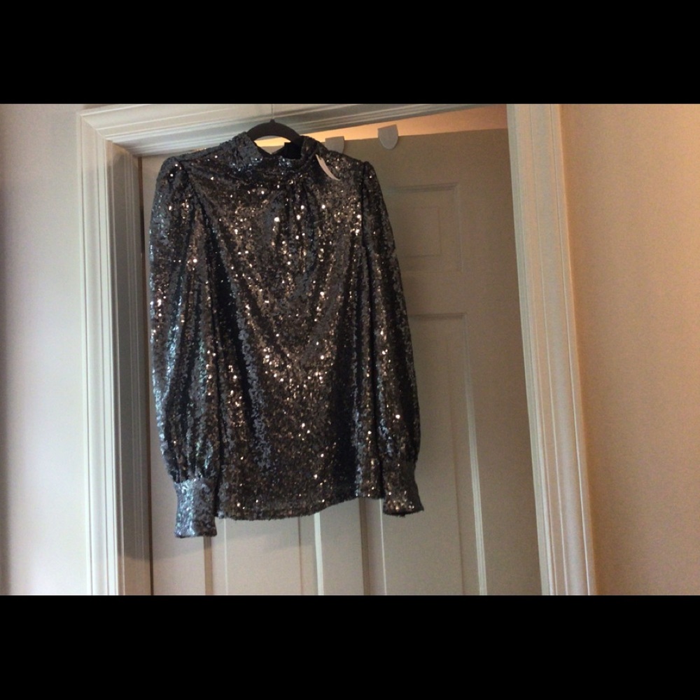 Sequin top from Anthropologie